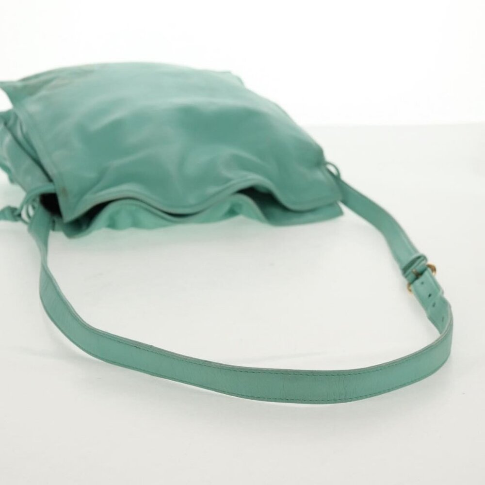Authentic LOEWE Anagram Shoulder Bag Leather Peppermint - Picture 16 of 16